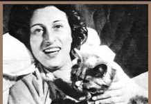 Ana Magnani, actriz italiana, adorava gatos